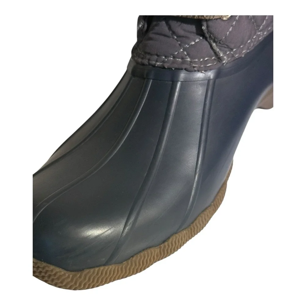 Sperry Top Sider Saltwater Quilted Waterproof Duck Boots Women's Size 9